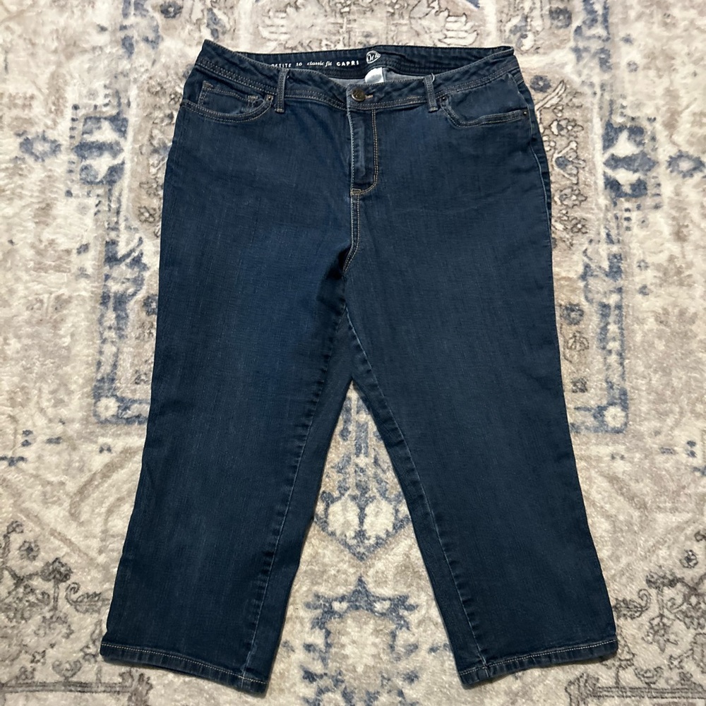 W62 Classic Blue Women's Capris